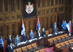 24 April 2014 First Sitting of the First Regular Session of the National Assembly of the Republic of Serbia in 2014 